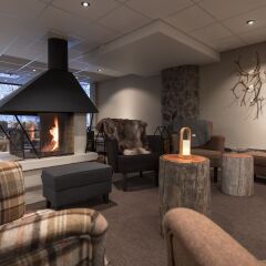 Отель Lapland Hotel Sky Ounasvaara Финляндия, Рованиеми - 2 отзыва об отеле, цены и фото номеров - забронировать отель Lapland Hotel Sky Ounasvaara онлайн интерьер отеля