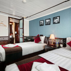 Отель Halong Carina Cruise комната для гостей фото 3