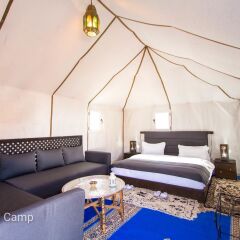 Отель Golden Camp Марокко, Мерзуга - отзывы, цены и фото номеров - забронировать отель Golden Camp онлайн комната для гостей фото 2