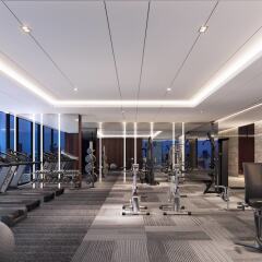 Отель Marriott Bangkok The Surawongse Бангкок фитнесс-зал фото 4