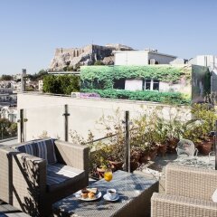 Отель Hermes Hotel Греция, Афины - 2 отзыва об отеле, цены и фото номеров - забронировать отель Hermes Hotel онлайн балкон