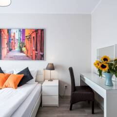 Отель Tower Apartments Польша, Вроцлав - отзывы, цены и фото номеров - забронировать отель Tower Apartments онлайн комната для гостей фото 4