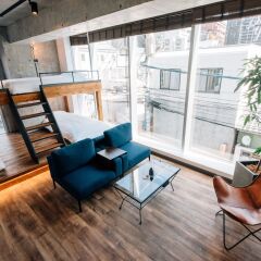 Mizuka Daimyo 1 Unmanned Hotel Фукуока комната для гостей фото 3