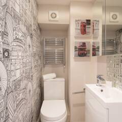 Отель Bright Family Home in Primrose Hill Великобритания, Лондон - отзывы, цены и фото номеров - забронировать отель Bright Family Home in Primrose Hill онлайн ванная фото 2