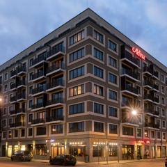 Adina Apartment Hotel Berlin Mitte Берлин вид на фасад