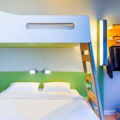 Отель Ibis budget Leipzig City комната для гостей