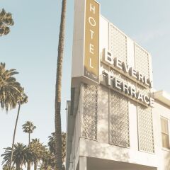 Отель Beverly Terrace США, Беверли Хиллс - 2 отзыва об отеле, цены и фото номеров - забронировать отель Beverly Terrace онлайн вид на фасад