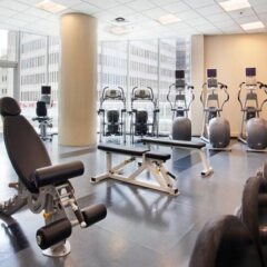 Отель Vancouver Marriott Pinnacle Downtown Hotel Канада, Ванкувер - отзывы, цены и фото номеров - забронировать отель Vancouver Marriott Pinnacle Downtown Hotel онлайн фитнесс-зал фото 3