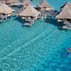 Отель InterContinental Le Moana Resort Bora Bora бассейн фото 2