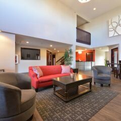 Отель HolmeSuites Columbus Airport/DLA США, Колумбус - отзывы, цены и фото номеров - забронировать отель HolmeSuites Columbus Airport/DLA онлайн комната для гостей фото 2