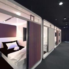 Отель First Cabin Hakata Япония, Фукуока - отзывы, цены и фото номеров - забронировать отель First Cabin Hakata онлайн интерьер отеля