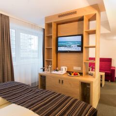 Отель Stadthotel am Römerturm Германия, Кёльн - 1 отзыв об отеле, цены и фото номеров - забронировать отель Stadthotel am Römerturm онлайн ванная фото 2