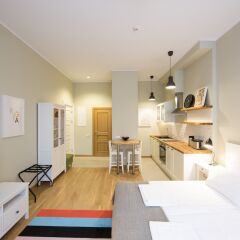Отель Riga Lux Apartments - Skolas Латвия, Рига - 1 отзыв об отеле, цены и фото номеров - забронировать отель Riga Lux Apartments - Skolas онлайн фото 21
