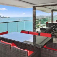 Отель Wong Amat Tower Apt.909 Паттайя гостиничный бар