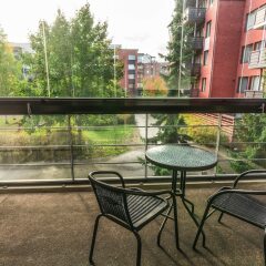 Апартаменты Helppo Hotelli Apartments Jyväskylä Ювяскюля балкон