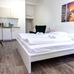 Отель My City Apartments - Prime Location Австрия, Вена - отзывы, цены и фото номеров - забронировать отель My City Apartments - Prime Location онлайн комната для гостей фото 2