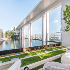 Отель The Rhythm Sathorn By Favstay Бангкок балкон