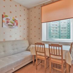 Отель Flathome24 Near Metro Komendanskiy Prospect Санкт-Петербург комната для гостей фото 2
