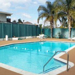 Отель Motel 6 Canoga Park США, Лос-Анджелес - отзывы, цены и фото номеров - забронировать отель Motel 6 Canoga Park онлайн бассейн фото 3