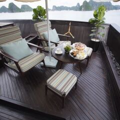 Отель Hera Cruises Вьетнам, Халонг - отзывы, цены и фото номеров - забронировать отель Hera Cruises онлайн балкон