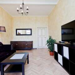Апартаменты LUXKV Apartment on Teterenskiy комната для гостей фото 5