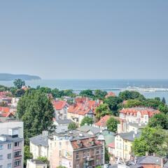 Апартаменты Dom & House - Level Eleven Apartment Sea View Сопот балкон