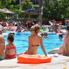 Club Turquoise Apartments Турция, Мармарис - отзывы, цены и фото номеров - забронировать отель Club Turquoise Apartments онлайн приотельная территория