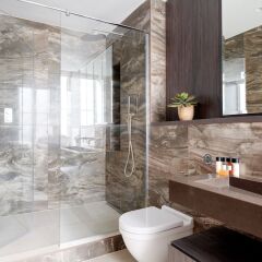 Отель Beautiful Westminster Suites by Sonder Великобритания, Лондон - отзывы, цены и фото номеров - забронировать отель Beautiful Westminster Suites by Sonder онлайн ванная