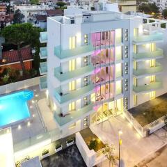 Отель Residence Perla Verde Италия, Риччоне - отзывы, цены и фото номеров - забронировать отель Residence Perla Verde онлайн бассейн фото 2