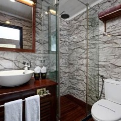Отель Pelican Halong Cruise Вьетнам, Халонг - отзывы, цены и фото номеров - забронировать отель Pelican Halong Cruise онлайн ванная