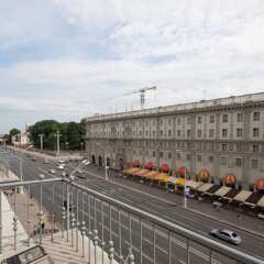 Апартаменты StudioMinsk Apartments балкон