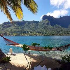 Отель Villa Oramarama - Moorea Французская Полинезия, Папеэте - отзывы, цены и фото номеров - забронировать отель Villa Oramarama - Moorea онлайн пляж