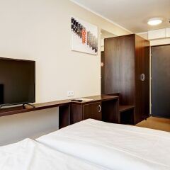 Отель Motel Domino Германия, Нюрнберг - отзывы, цены и фото номеров - забронировать отель Motel Domino онлайн комната для гостей фото 2