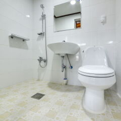 Отель White Cabin Южная Корея, Пхёнчан - отзывы, цены и фото номеров - забронировать отель White Cabin онлайн ванная фото 2