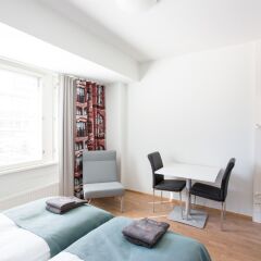 Отель Forenom Aparthotel Helsinki Herttoniemi Финляндия, Хельсинки - 4 отзыва об отеле, цены и фото номеров - забронировать отель Forenom Aparthotel Helsinki Herttoniemi онлайн комната для гостей фото 4