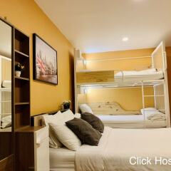 Click Hostel Бангкок комната для гостей фото 2