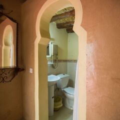 Отель Ecolodge - La Palmeraie Марокко, Уарзазат - отзывы, цены и фото номеров - забронировать отель Ecolodge - La Palmeraie онлайн ванная