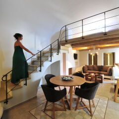 Отель Pleiades Eco Houses Греция, Остров Санторини - отзывы, цены и фото номеров - забронировать отель Pleiades Eco Houses онлайн комната для гостей фото 4