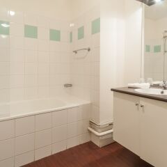 Отель City Residence Ivry Франция, Иври-сюр-Сен - отзывы, цены и фото номеров - забронировать отель City Residence Ivry онлайн ванная фото 2