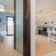 Отель Modern Apartment Across the Ponds Польша, Варшава - отзывы, цены и фото номеров - забронировать отель Modern Apartment Across the Ponds онлайн балкон