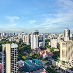 Отель YOTEL Singapore Orchard Road Сингапур балкон