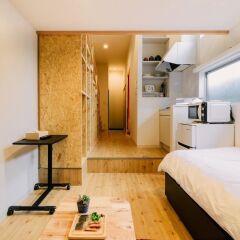 Ten Apartment Hotel Фукуока комната для гостей фото 5