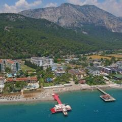 Dosinia Luxury Resort Турция, Кемер - 1 отзыв об отеле, цены и фото номеров - забронировать отель Dosinia Luxury Resort - All Inclusive онлайн пляж фото 2