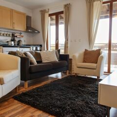 Апартаменты Pirin Heights Holiday Apartments Банско комната для гостей фото 3