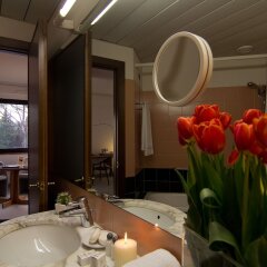 Отель Albornoz Palace Hotel Spoleto Италия, Сполето - отзывы, цены и фото номеров - забронировать отель Albornoz Palace Hotel Spoleto онлайн ванная фото 2