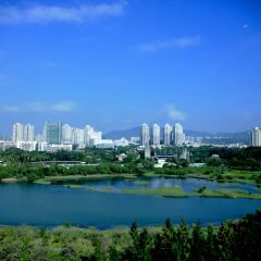 Отель The Oct Harbour, Shenzhen - Marriott Executive Apartments Китай, Шэньчжэнь - отзывы, цены и фото номеров - забронировать отель The Oct Harbour, Shenzhen - Marriott Executive Apartments онлайн приотельная территория фото 2