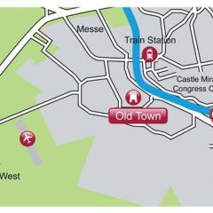 Отель Arcotel Castellani Зальцбург городской автобус
