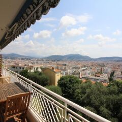 Отель Nice Booking - Miramar Terrasse Vue mer Франция, Ницца - отзывы, цены и фото номеров - забронировать отель Nice Booking - Miramar Terrasse Vue mer онлайн балкон