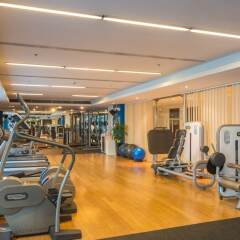 Отель Marina Promenade – Delphine Tower/Dubai Marina 1BR Luxury Apt Sea View Sleeps 3 - HLS 37921 фитнесс-зал фото 2