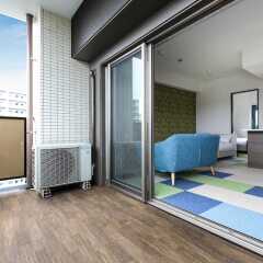Residence Hotel Hakata 16 Фукуока балкон